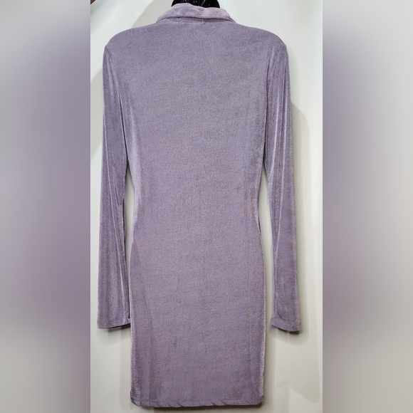 just polly new York mini dress size L color purple - Picture 3 of 6